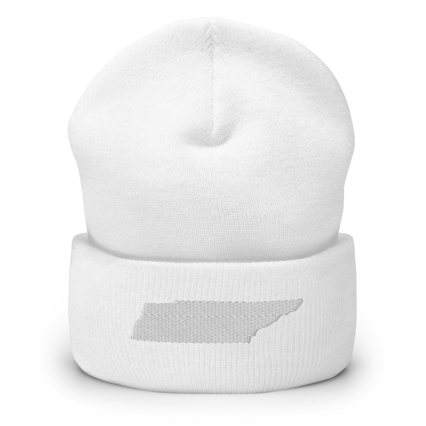 Tennessee State Silhouette Cuffed Beanie Hat