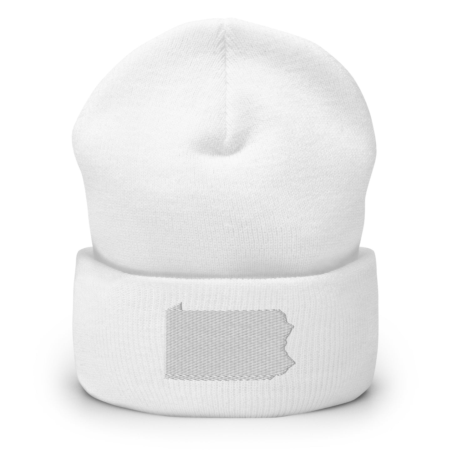 Pennsylvania State Silhouette Cuffed Beanie Hat