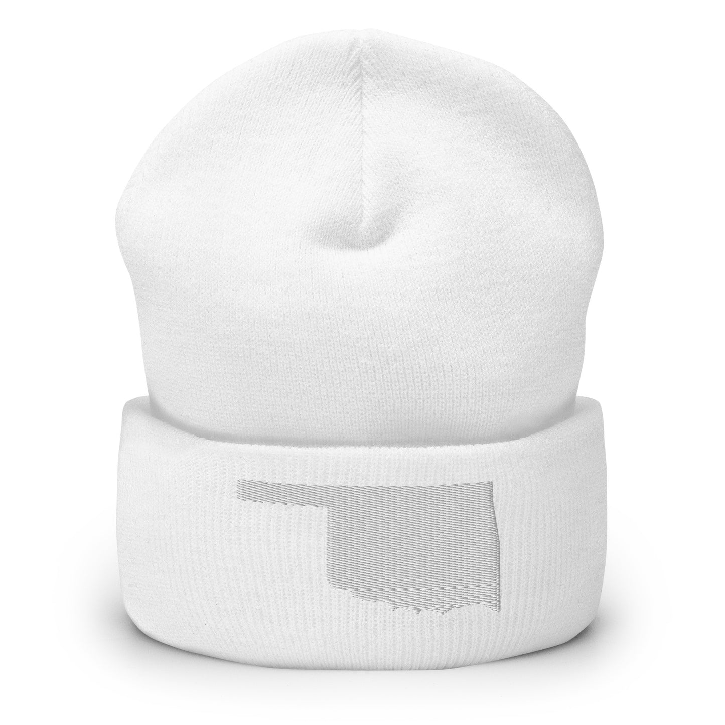 Oklahoma State Silhouette Cuffed Beanie Hat