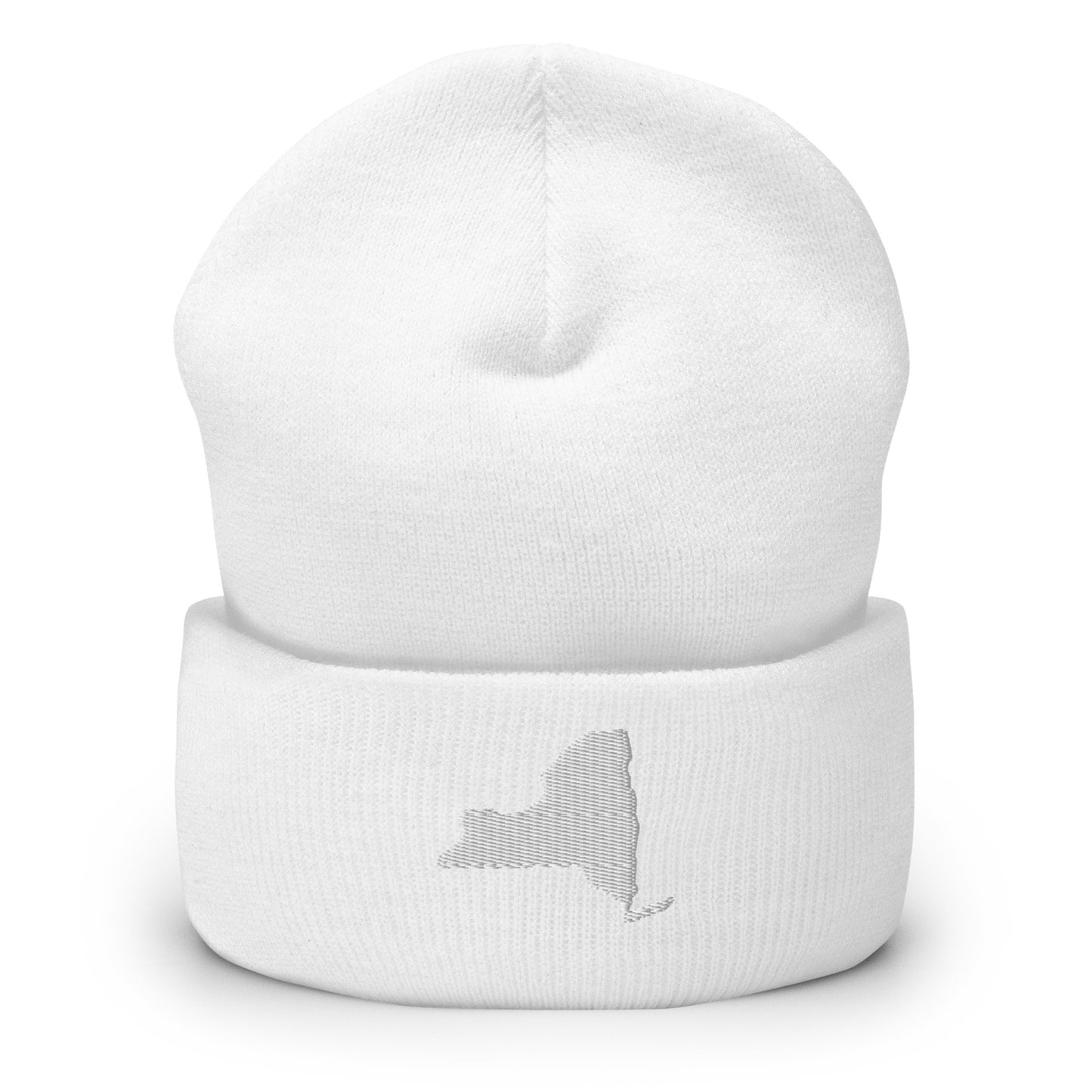 New York State Silhouette Cuffed Beanie Hat