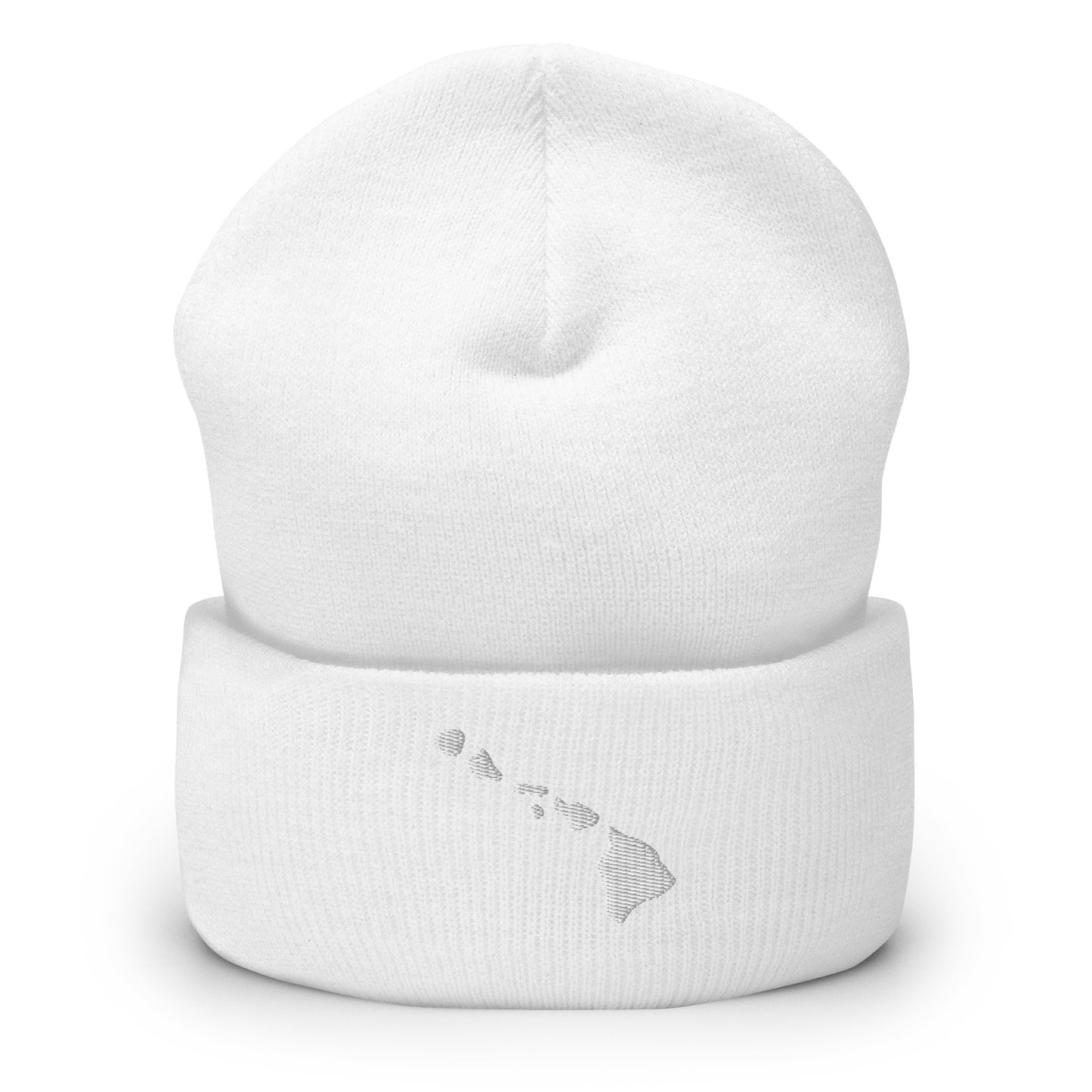 Hawaii State Silhouette Cuffed Beanie Hat