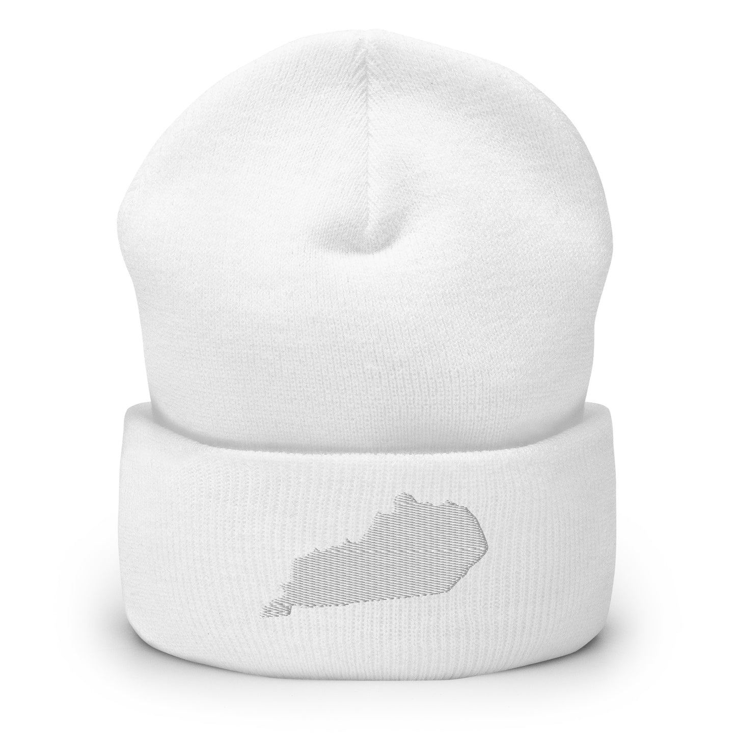 Kentucky State Silhouette Cuffed Beanie Hat