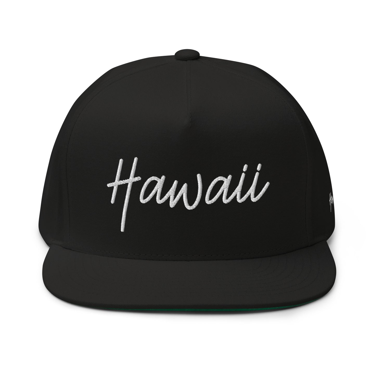 Hawaii Retro Script 5 Panel A-Frame Snapback Hat