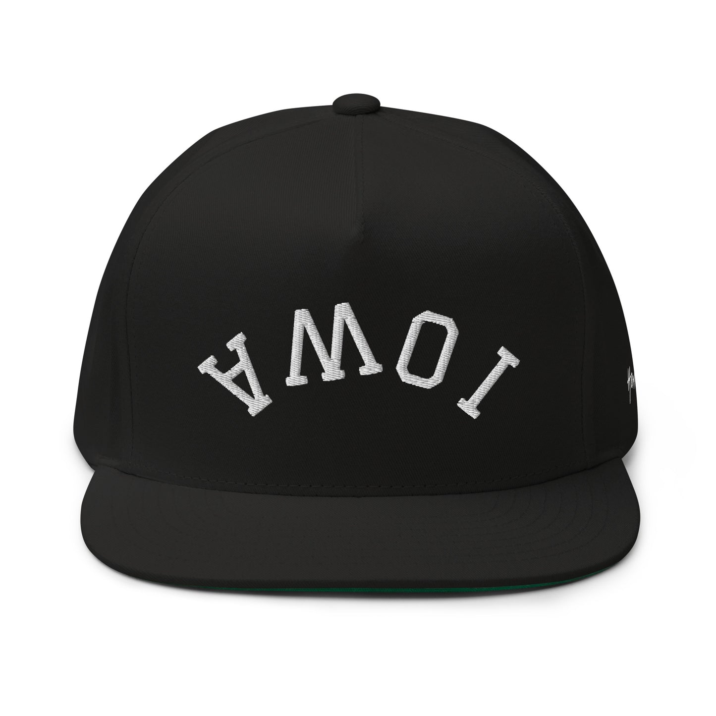 Iowa Upside Down Arch 5 Panel A-Frame Snapback Hat