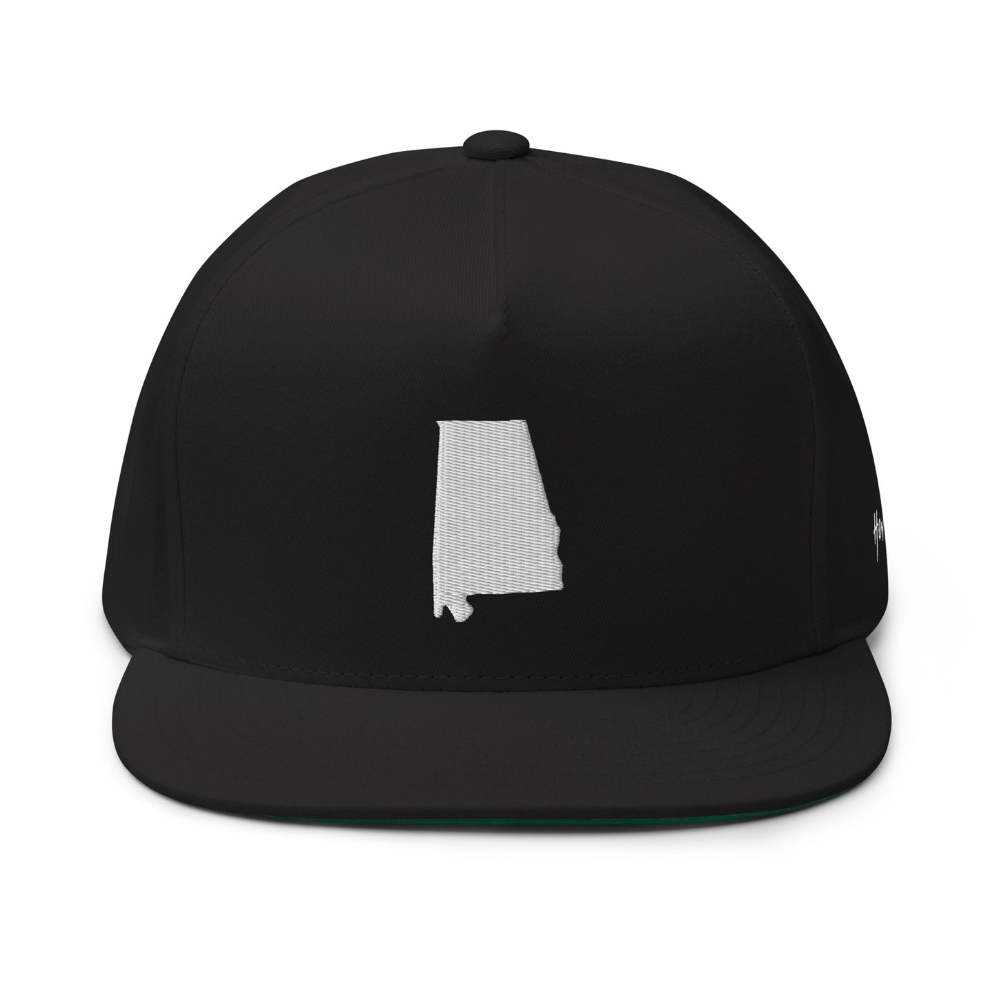 Alabama State Silhouette 5 Panel A-Frame Snapback Hat