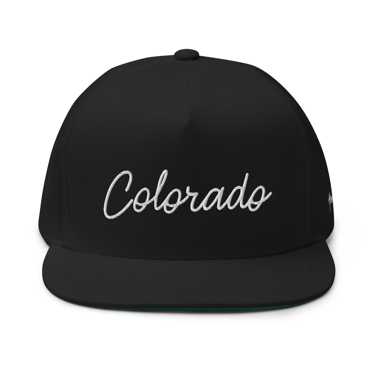 Colorado Retro Script 5 Panel A-Frame Snapback Hat