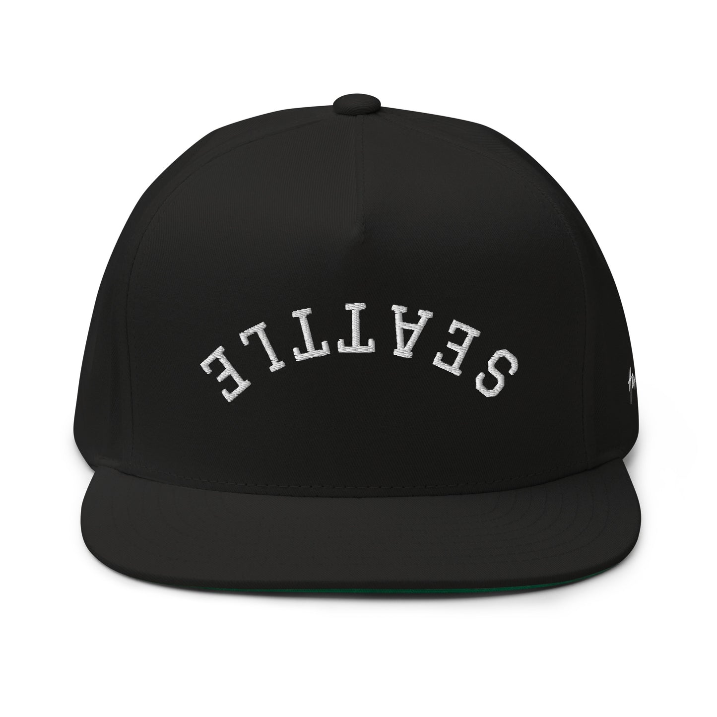 Seattle Upside Down Arch 5 Panel A-Frame Snapback Hat