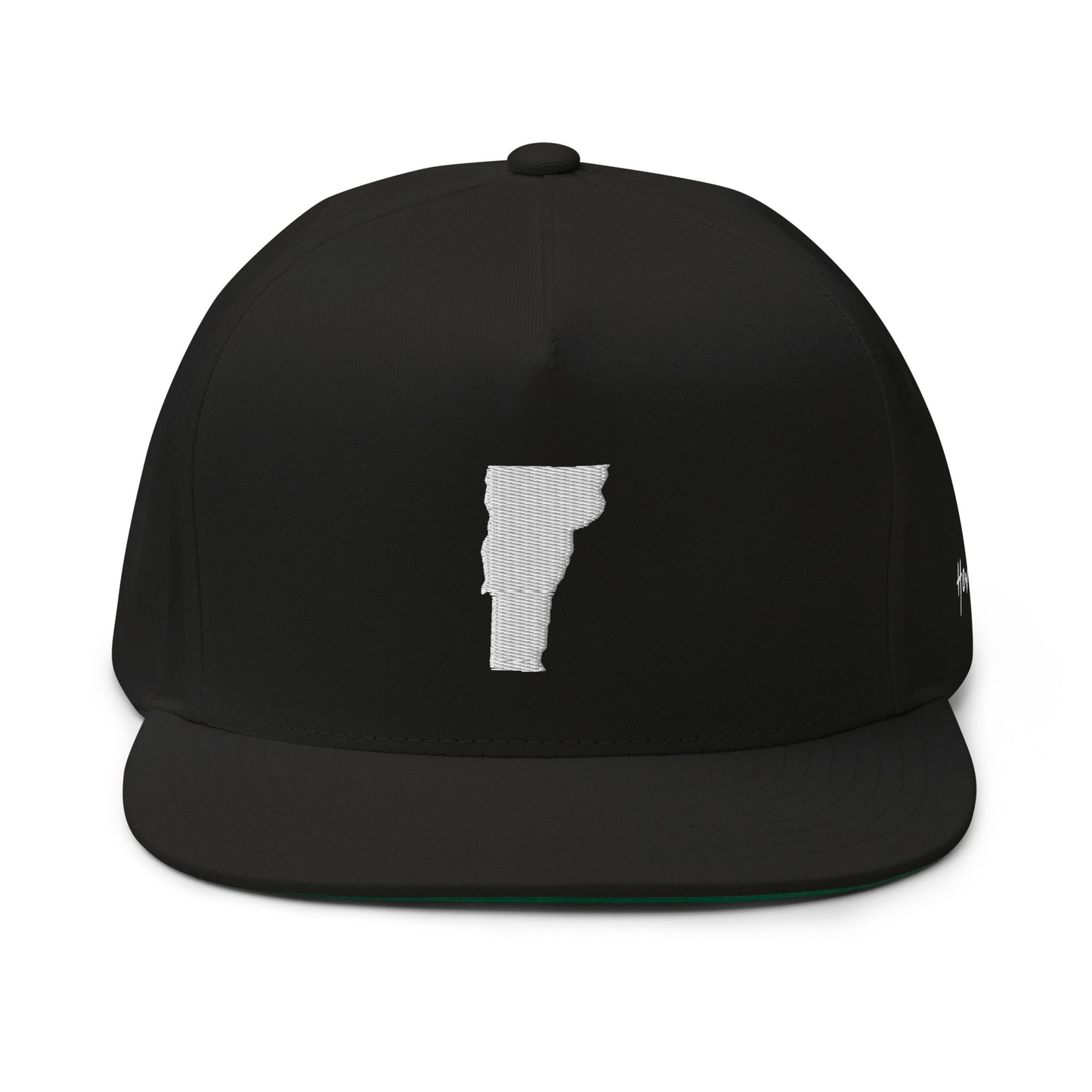 Vermont State Silhouette 5 Panel A-Frame Snapback Hat