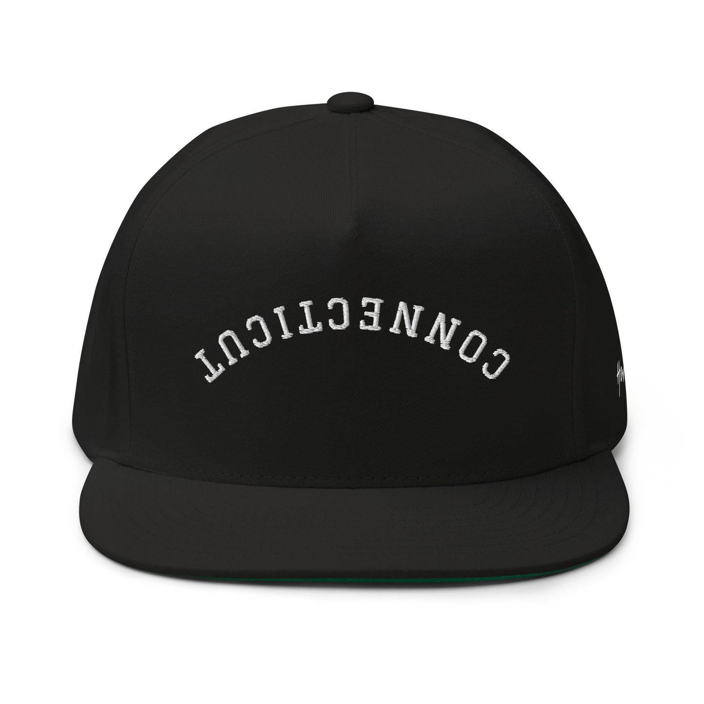 Connecticut Upside Down Arch 5 Panel A-Frame Snapback Hat