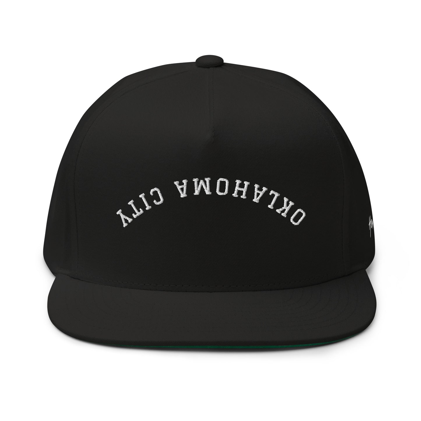 Oklahoma City Upside Down Arch 5 Panel A-Frame Snapback Hat