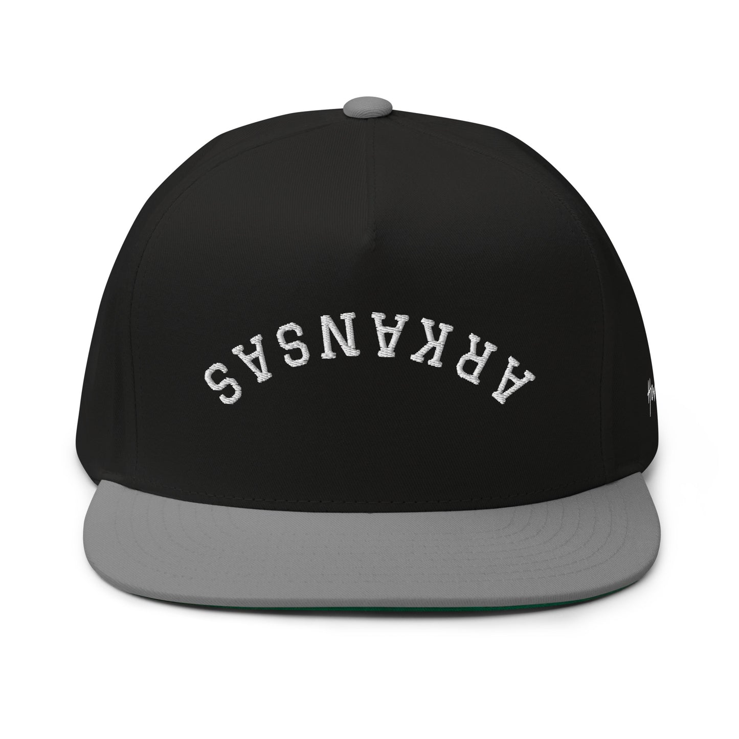 Arkansas Upside Down Arch 5 Panel A-Frame Snapback Hat