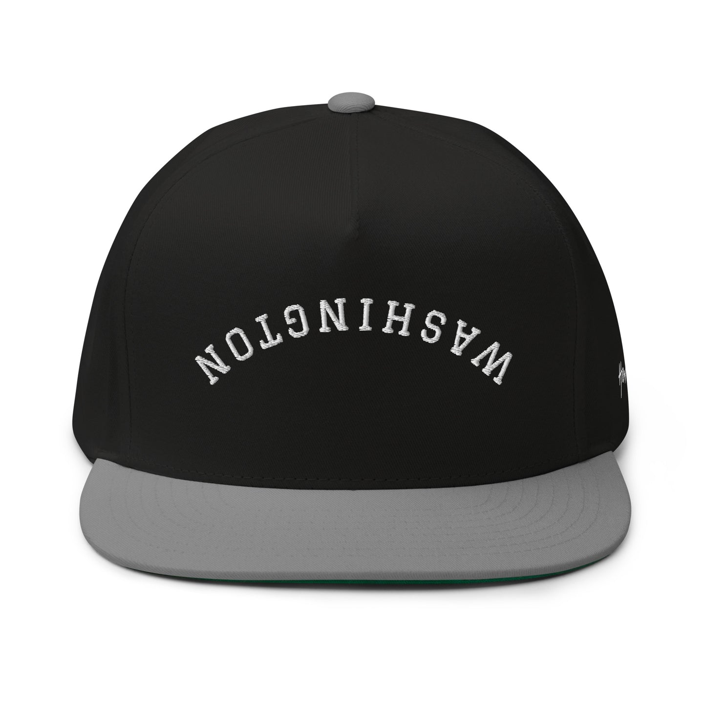 Washington Upside Down Arch 5 Panel A-Frame Snapback Hat