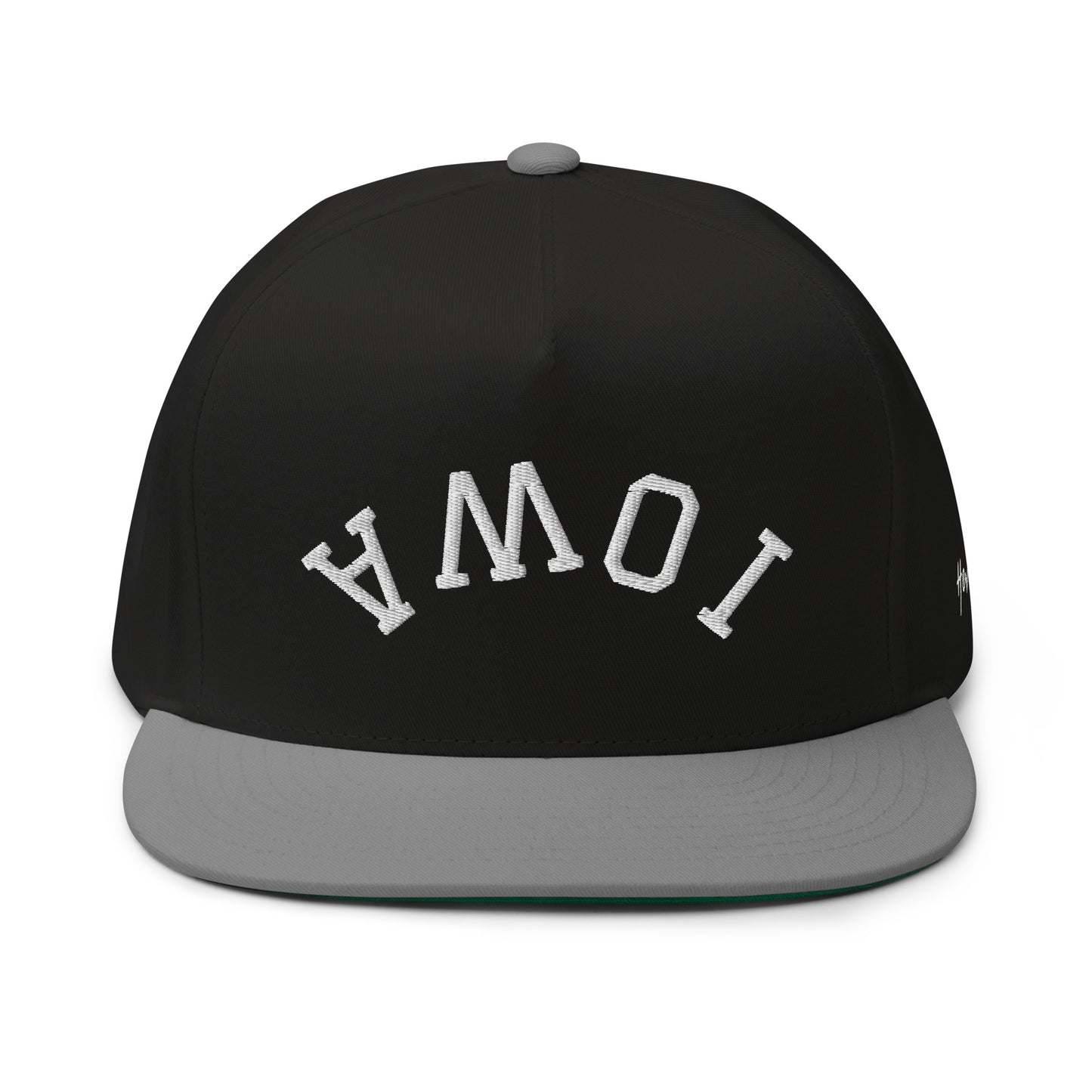 Iowa Upside Down Arch 5 Panel A-Frame Snapback Hat