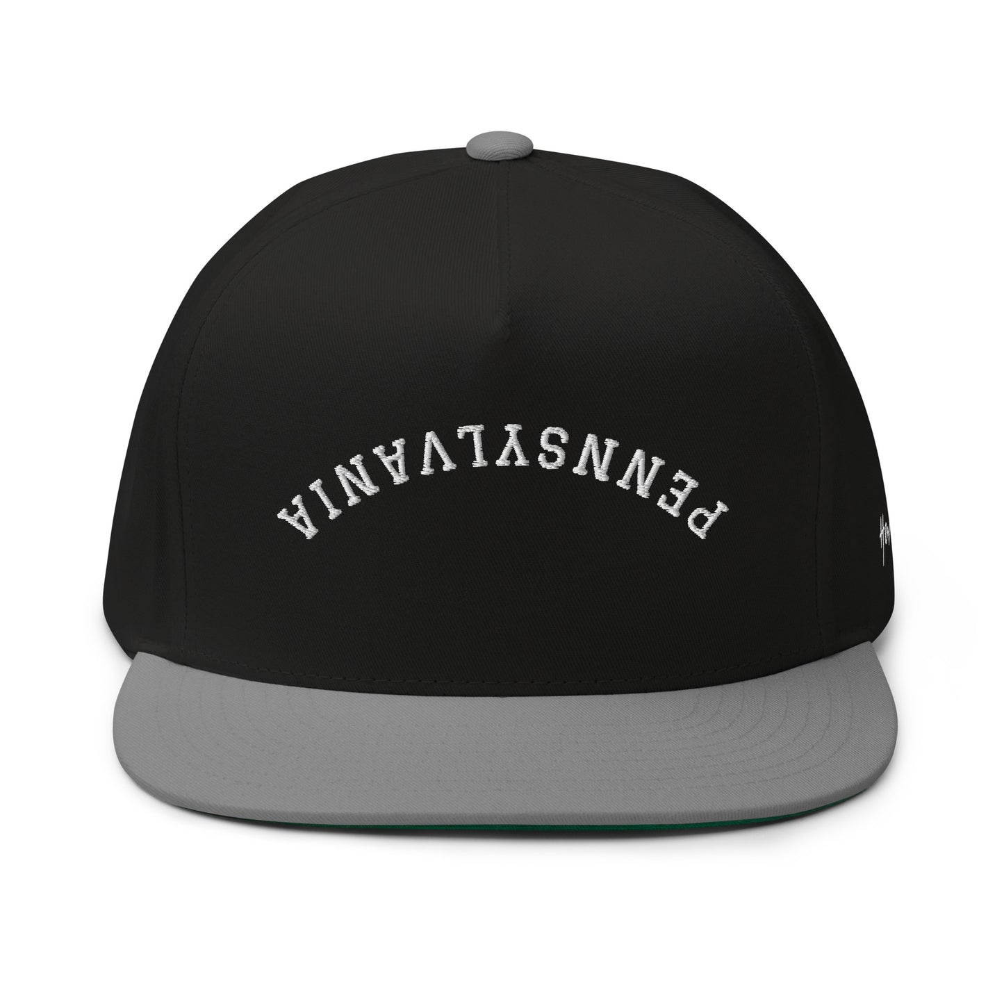 Pennsylvania Upside Down Arch 5 Panel A-Frame Snapback Hat