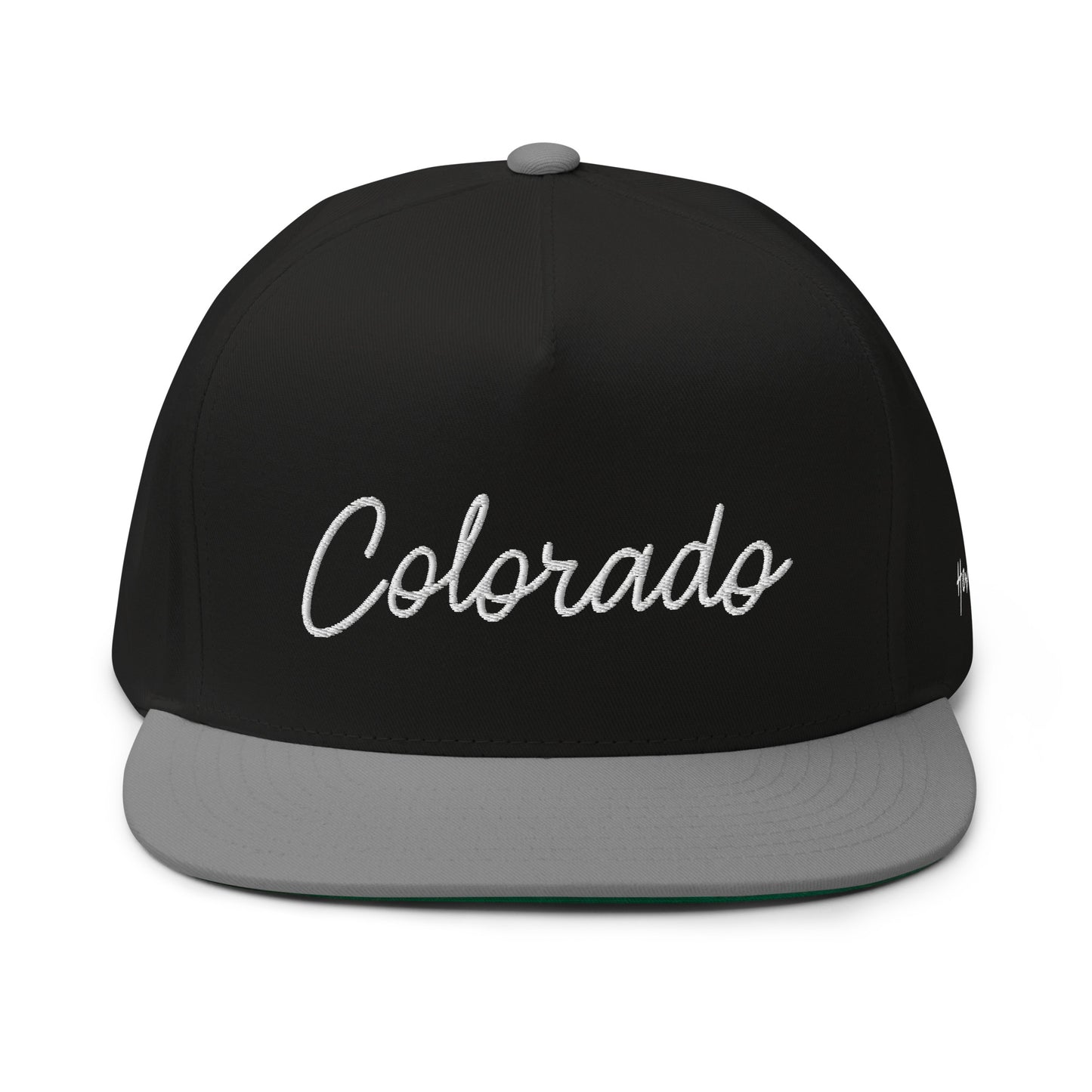 Colorado Retro Script 5 Panel A-Frame Snapback Hat