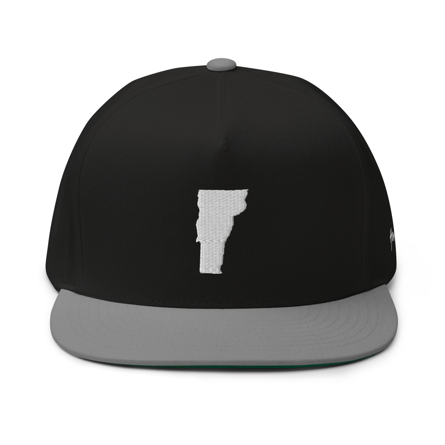 Vermont State Silhouette 5 Panel A-Frame Snapback Hat