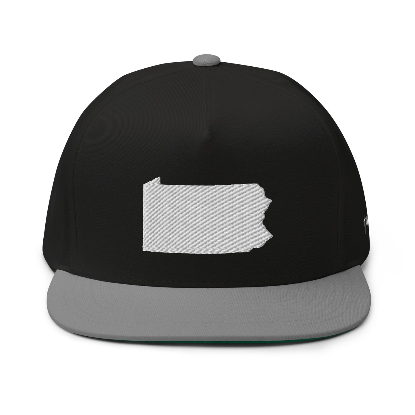 Pennsylvania State Silhouette 5 Panel A-Frame Snapback Hat