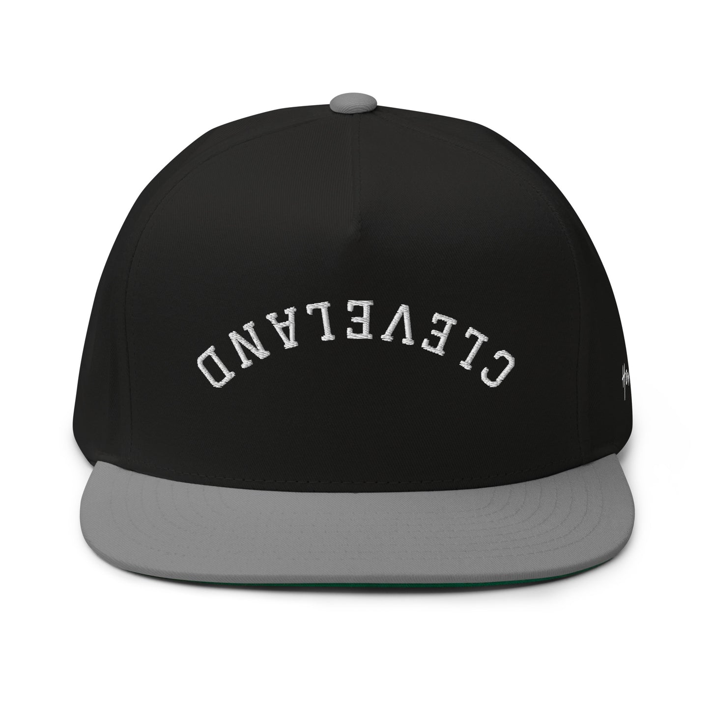 Cleveland Upside Down Arch 5 Panel A-Frame Snapback Hat