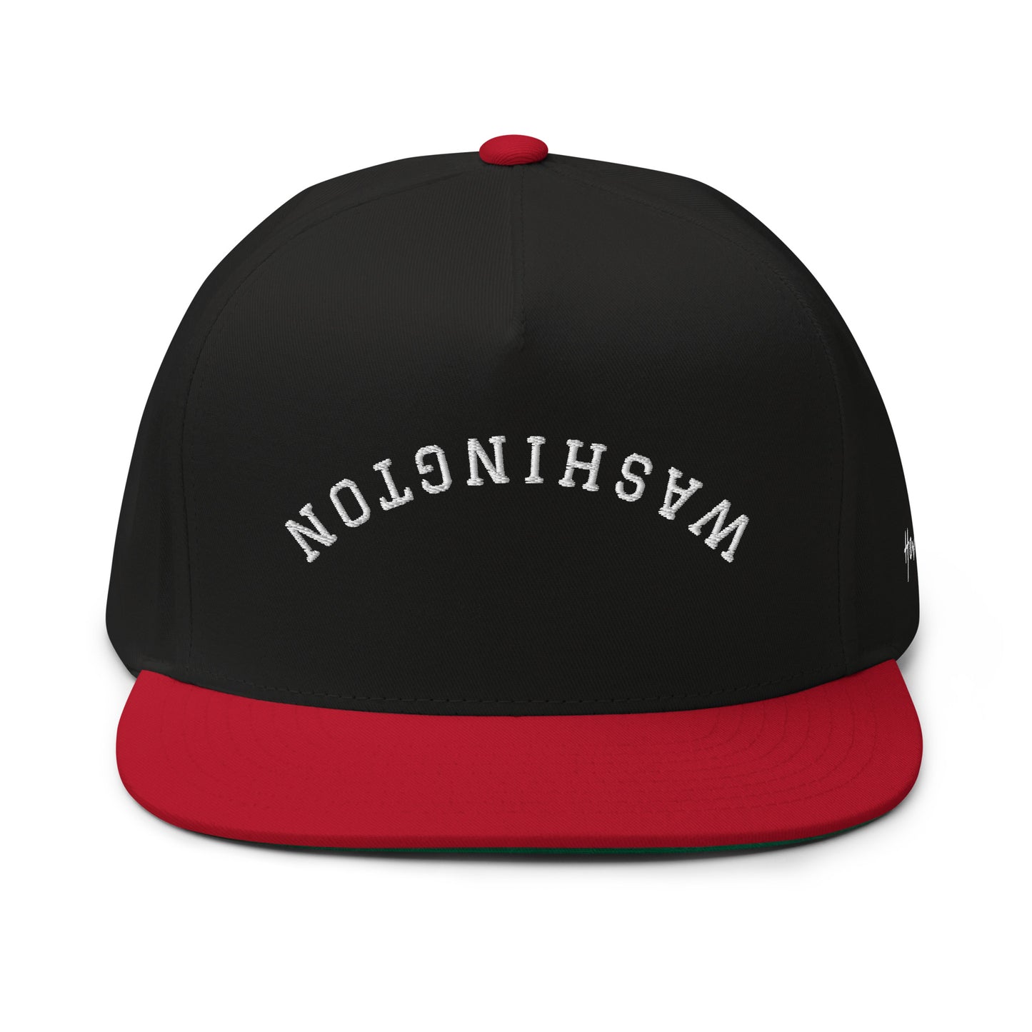 Washington Upside Down Arch 5 Panel A-Frame Snapback Hat