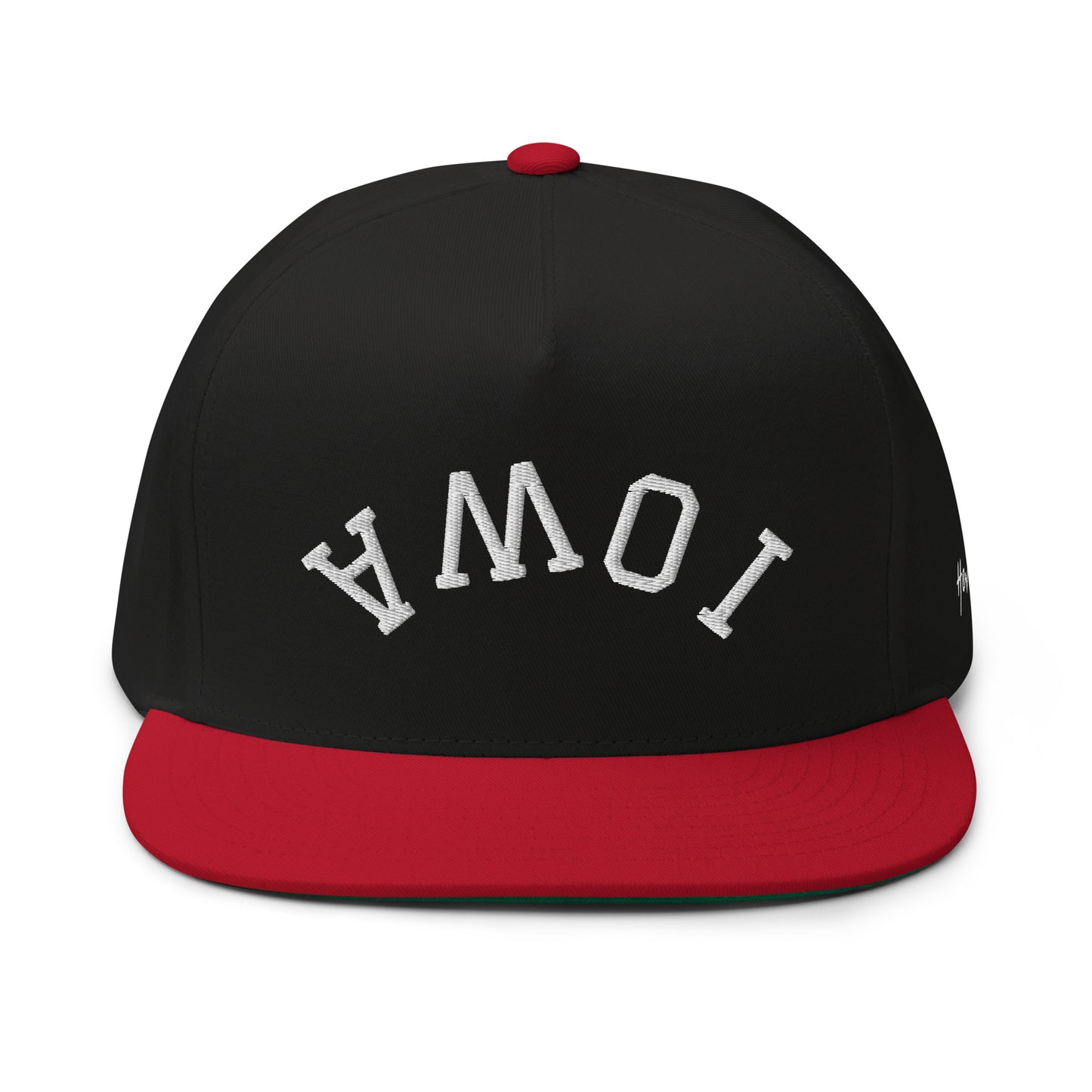 Iowa Upside Down Arch 5 Panel A-Frame Snapback Hat