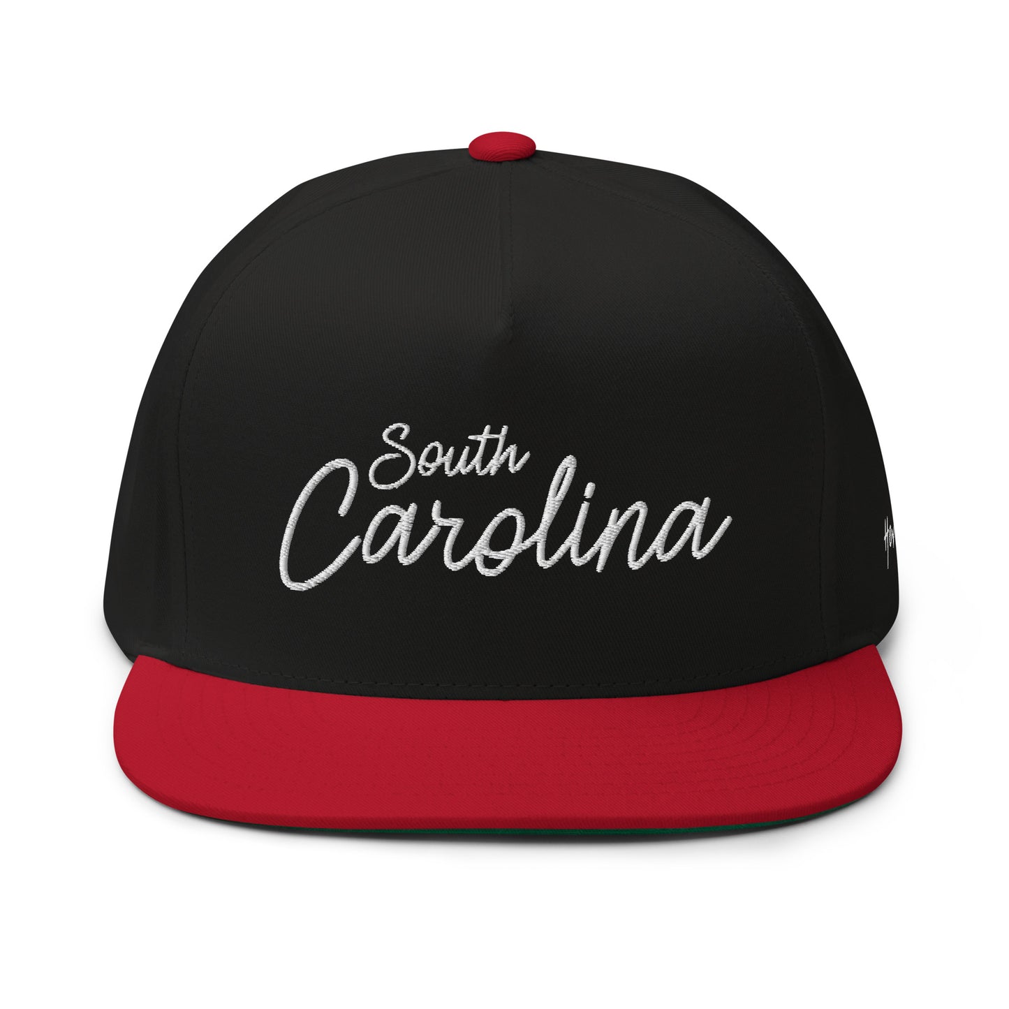 South Carolina Retro Script 5 Panel A-Frame Snapback Hat