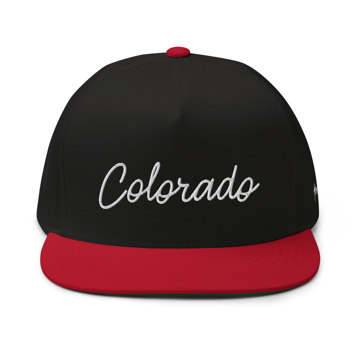 Colorado Retro Script 5 Panel A-Frame Snapback Hat