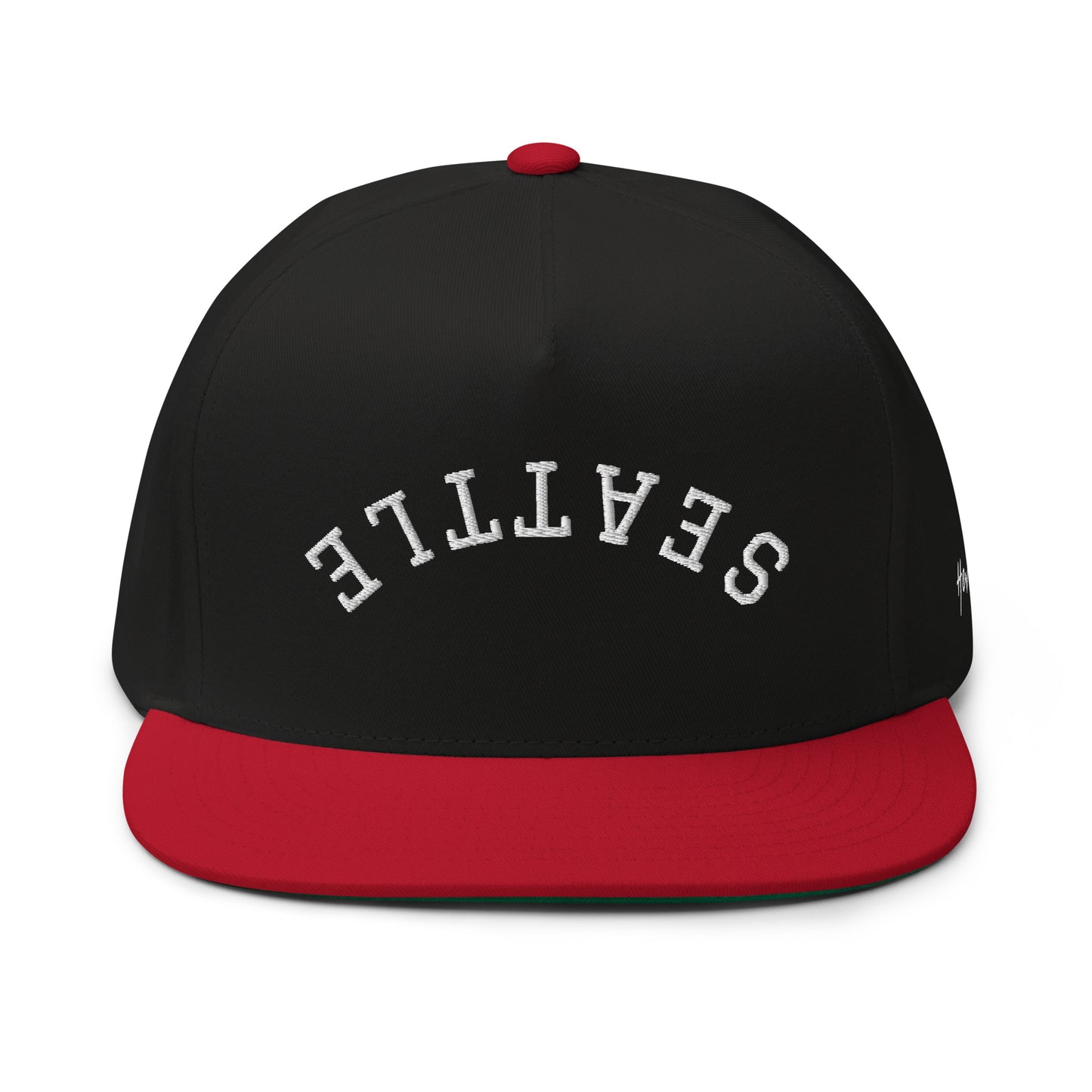 Seattle Upside Down Arch 5 Panel A-Frame Snapback Hat