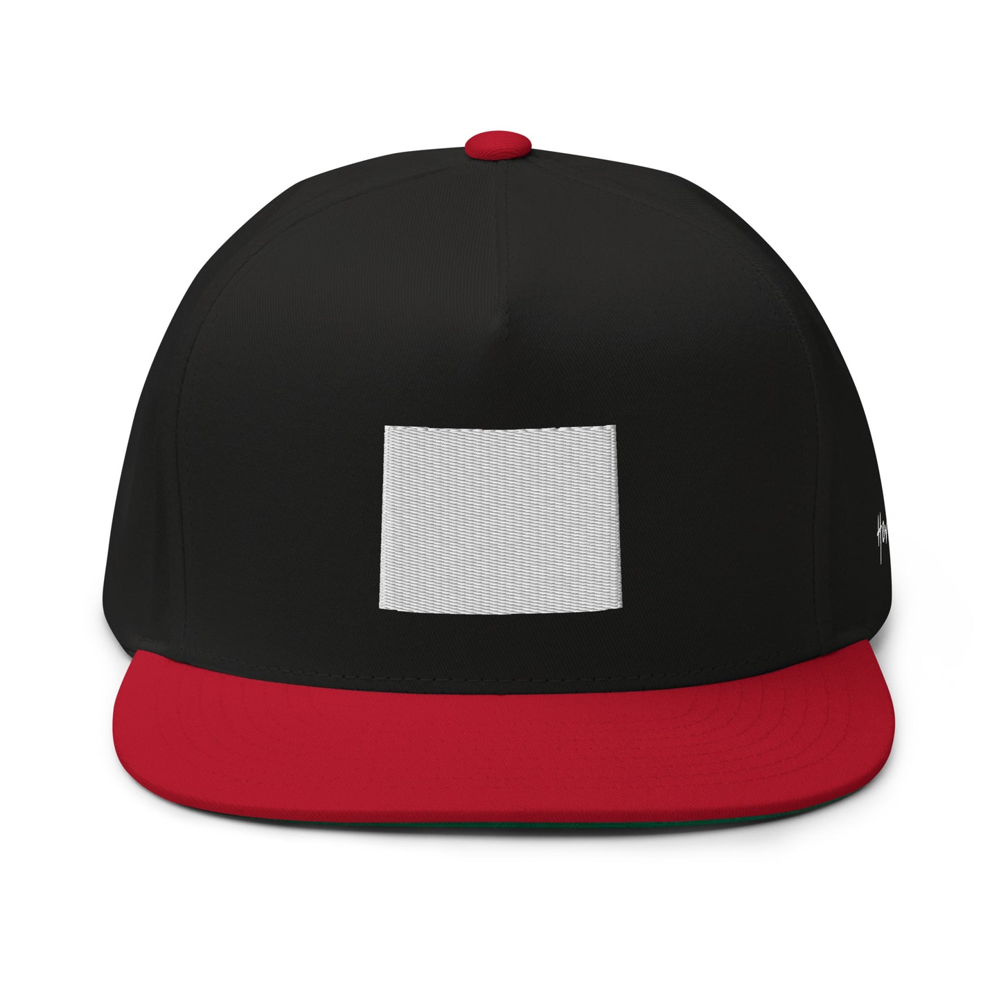 Wyoming State Silhouette 5 Panel A-Frame Snapback Hat