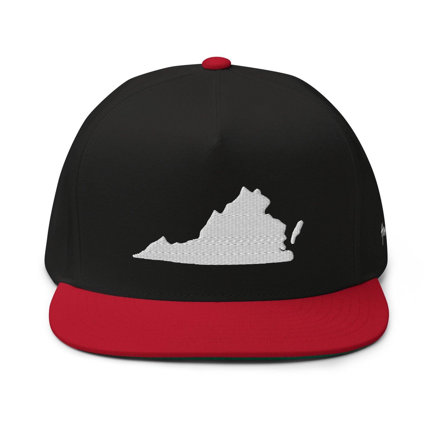 Virginia State Silhouette 5 Panel A-Frame Snapback Hat