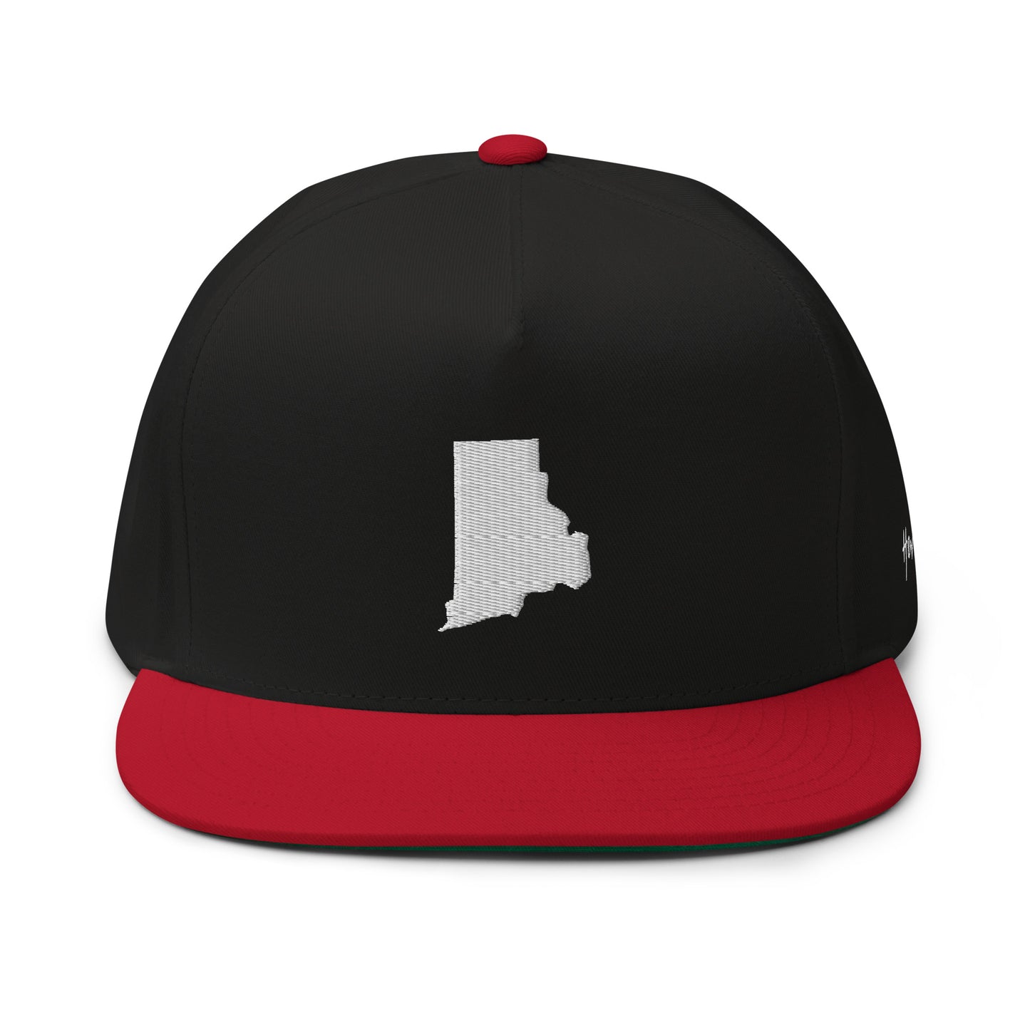 Rhode Island State Silhouette 5 Panel A-Frame Snapback Hat