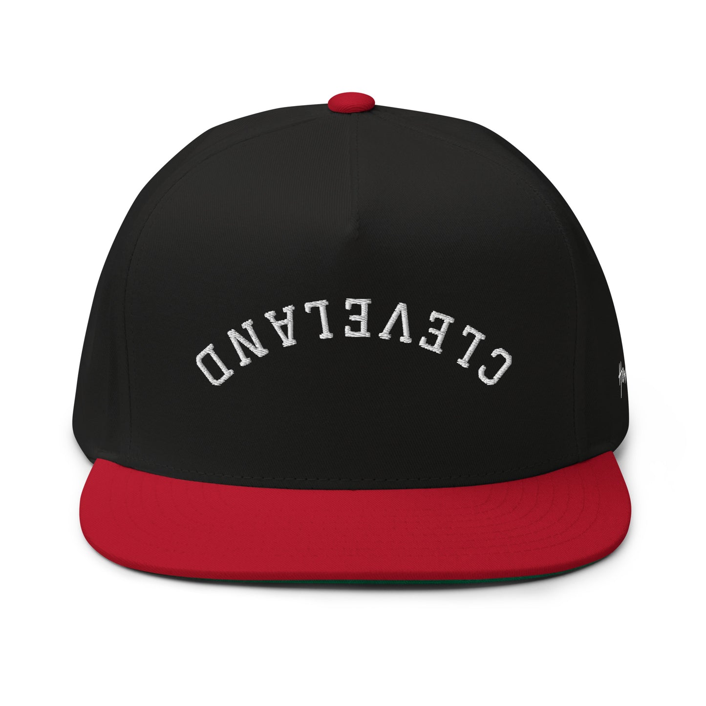 Cleveland Upside Down Arch 5 Panel A-Frame Snapback Hat