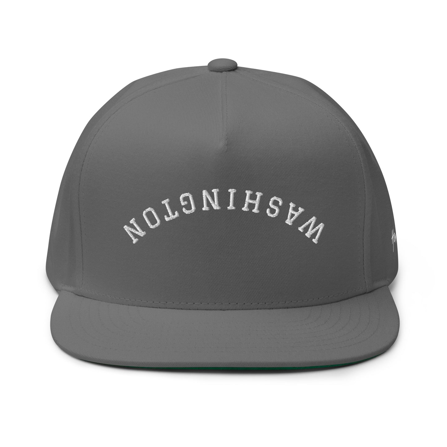 Washington Upside Down Arch 5 Panel A-Frame Snapback Hat