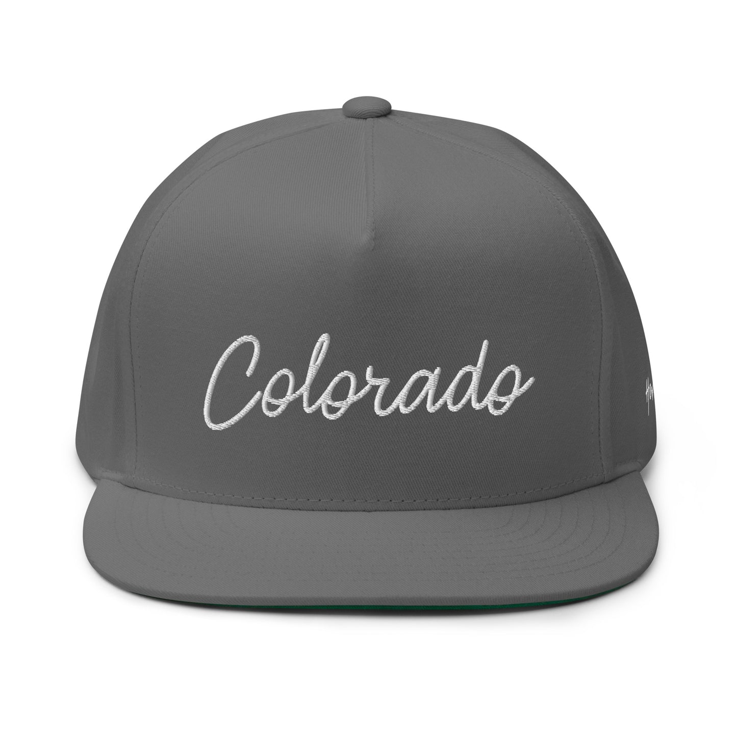 Colorado Retro Script 5 Panel A-Frame Snapback Hat