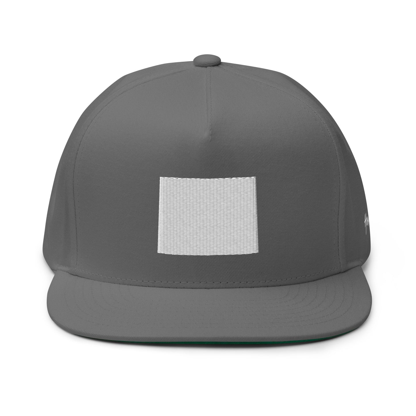 Wyoming State Silhouette 5 Panel A-Frame Snapback Hat