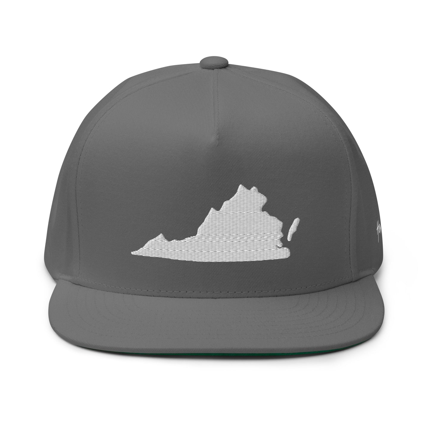 Virginia State Silhouette 5 Panel A-Frame Snapback Hat