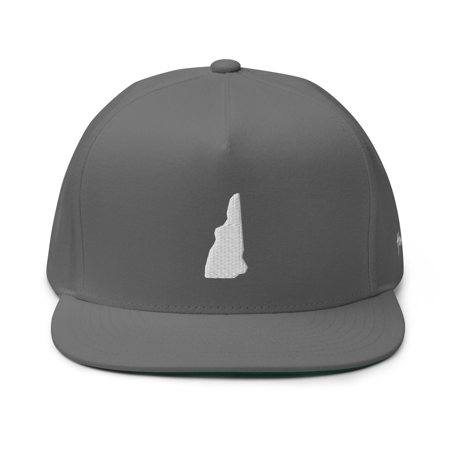 New Hampshire State Silhouette 5 Panel A-Frame Snapback Hat