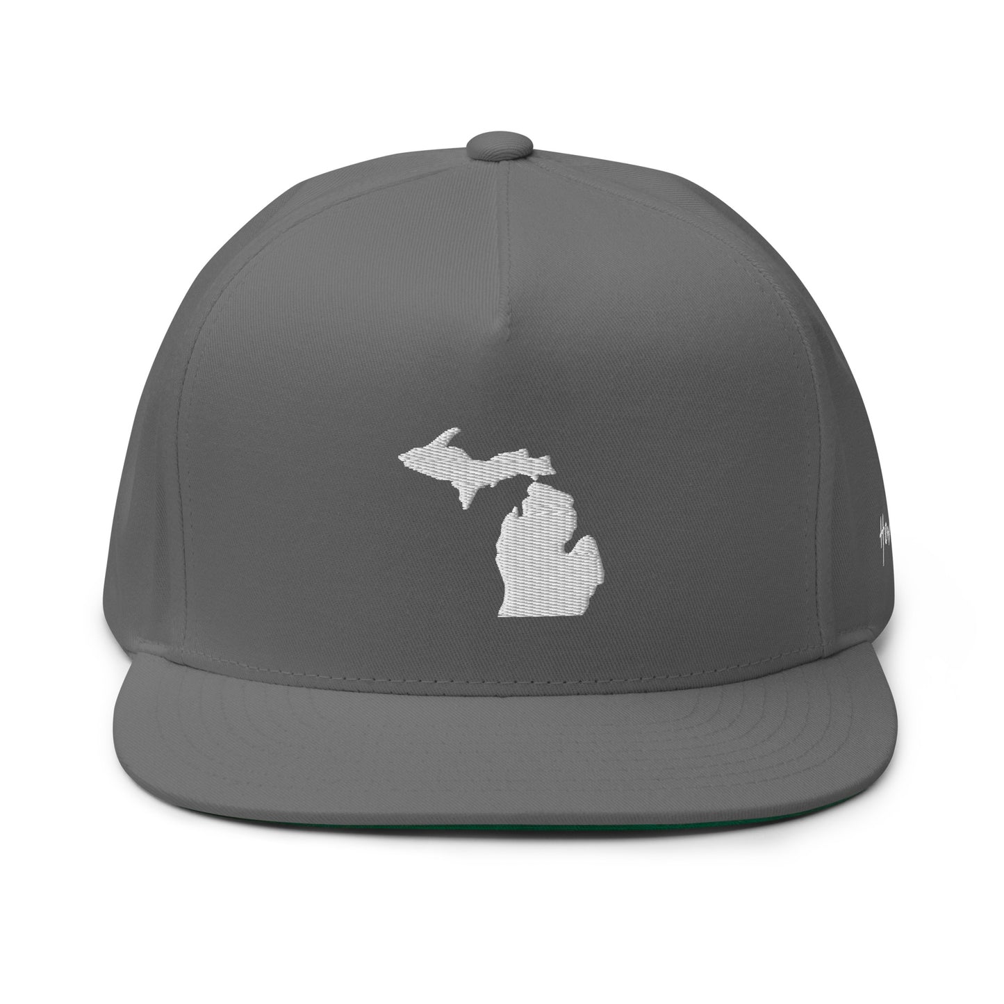 Michigan State Silhouette 5 Panel A-Frame Snapback Hat