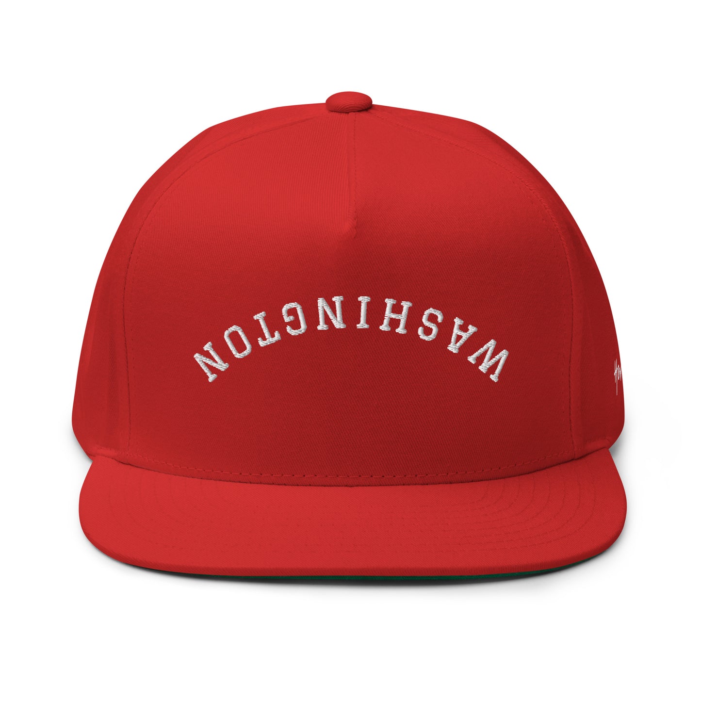 Washington Upside Down Arch 5 Panel A-Frame Snapback Hat