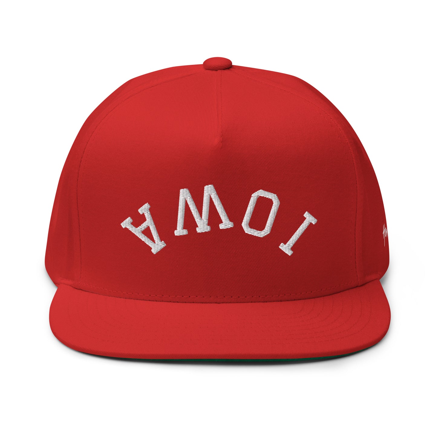 Iowa Upside Down Arch 5 Panel A-Frame Snapback Hat