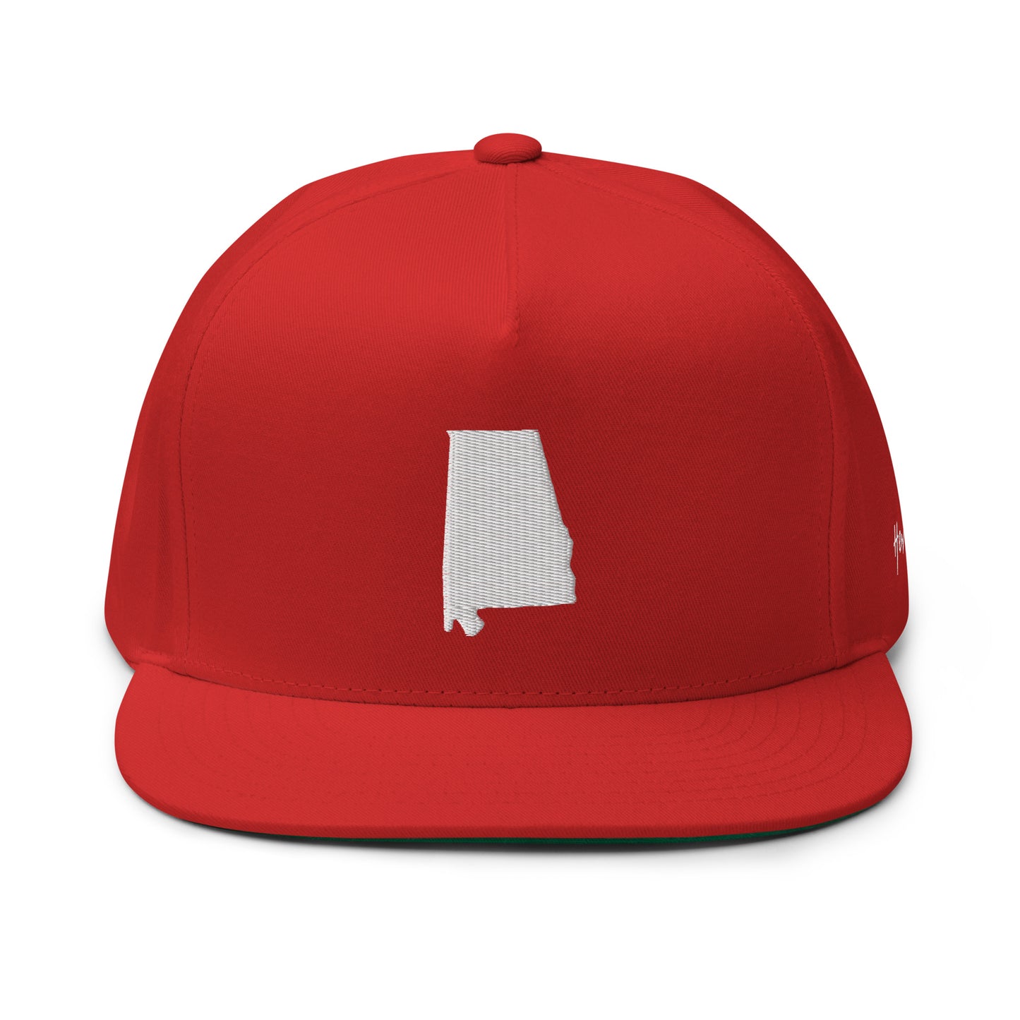 Alabama State Silhouette 5 Panel A-Frame Snapback Hat