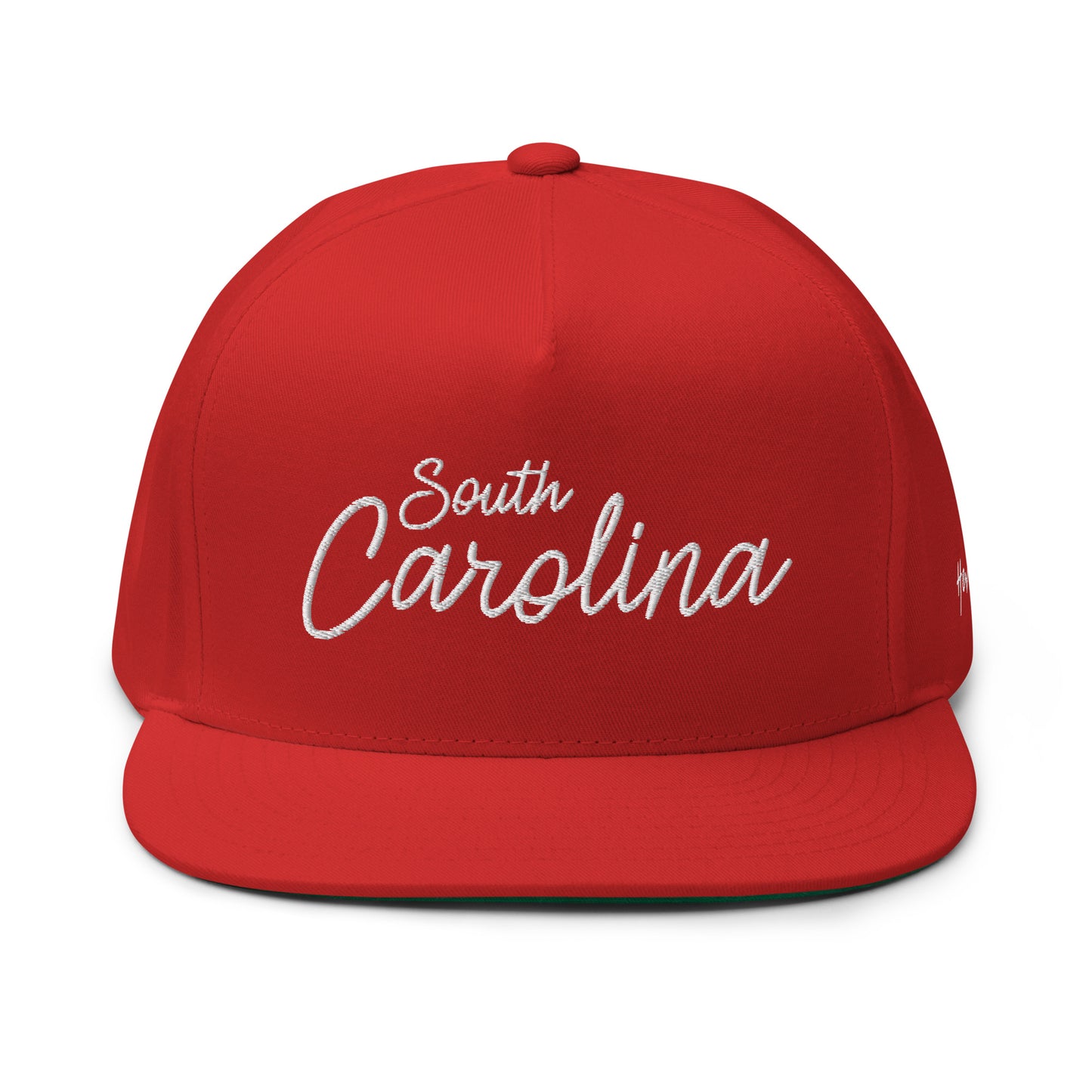 South Carolina Retro Script 5 Panel A-Frame Snapback Hat