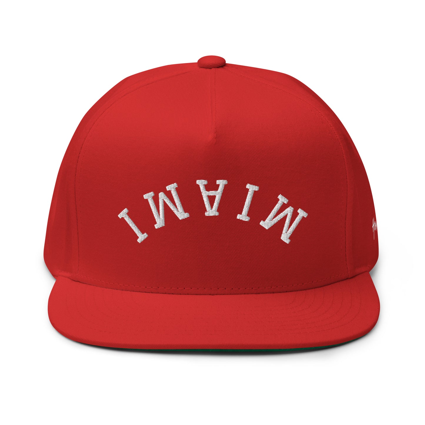 Miami Upside Down Arch 5 Panel A-Frame Snapback Hat