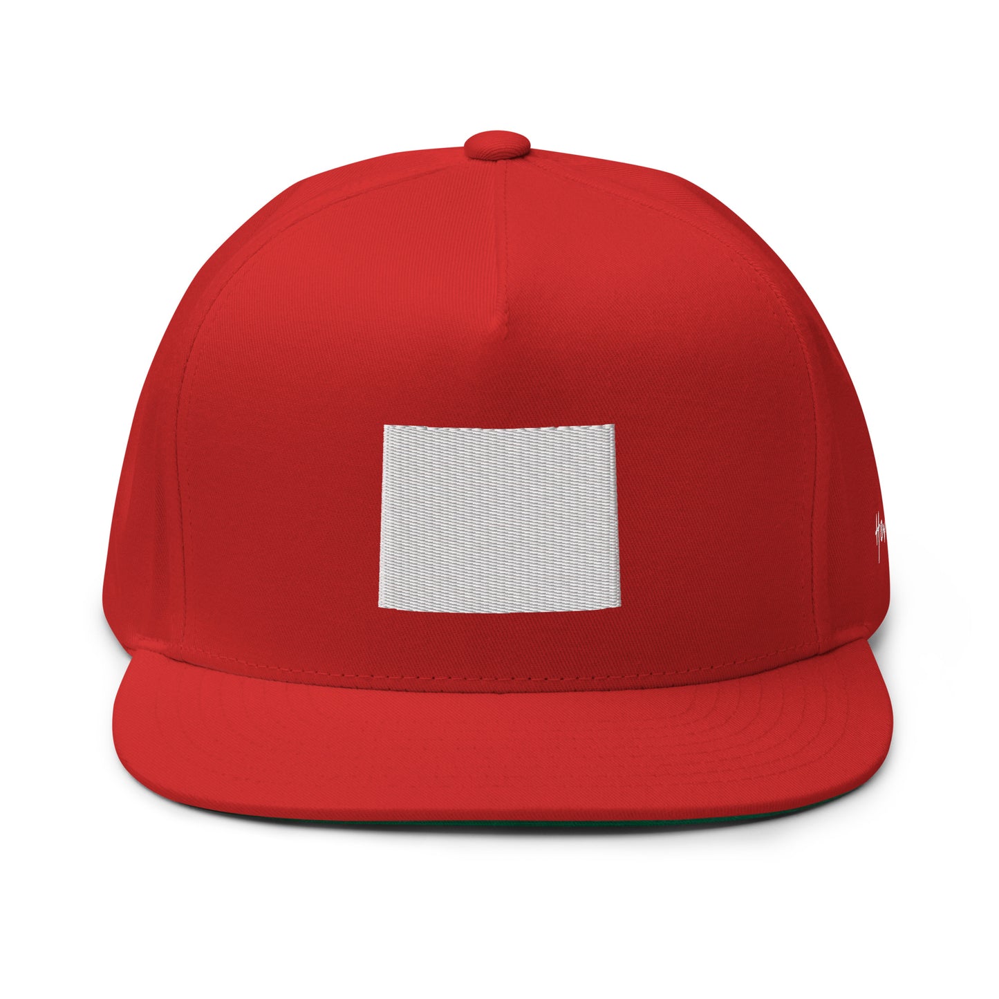 Wyoming State Silhouette 5 Panel A-Frame Snapback Hat