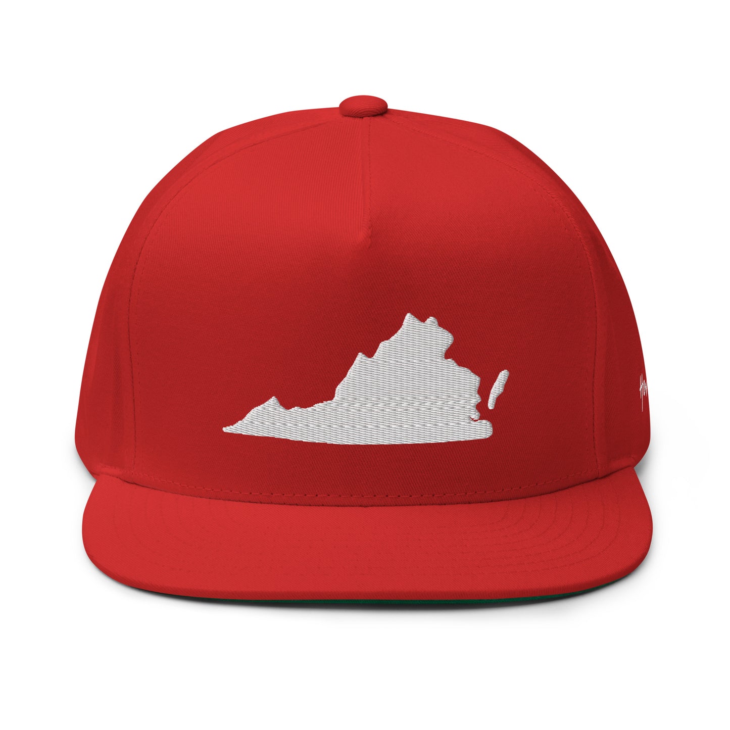 Virginia State Silhouette 5 Panel A-Frame Snapback Hat