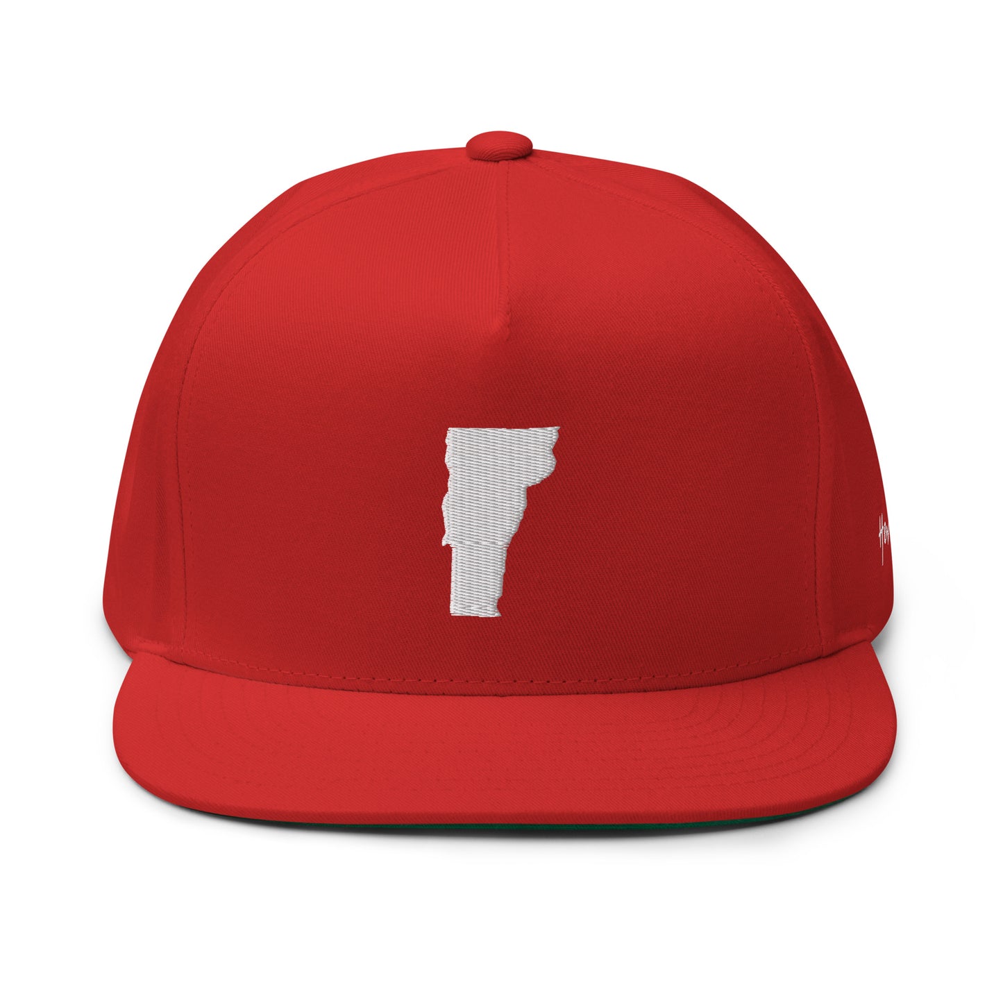 Vermont State Silhouette 5 Panel A-Frame Snapback Hat