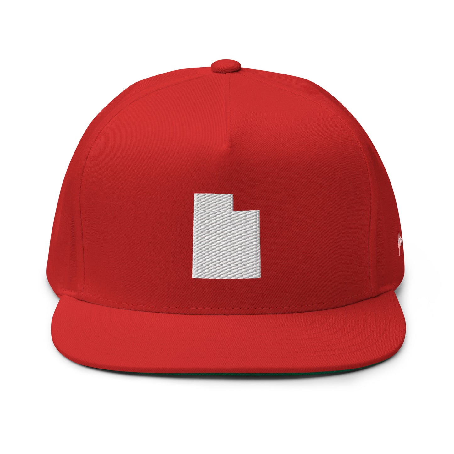 Utah State Silhouette 5 Panel A-Frame Snapback Hat