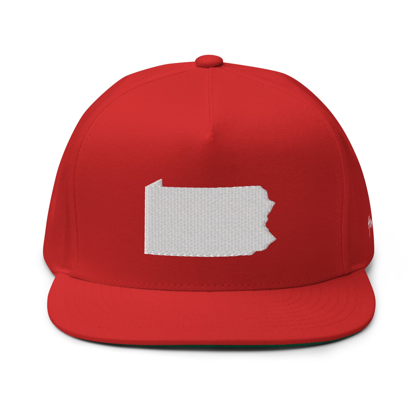 Pennsylvania State Silhouette 5 Panel A-Frame Snapback Hat
