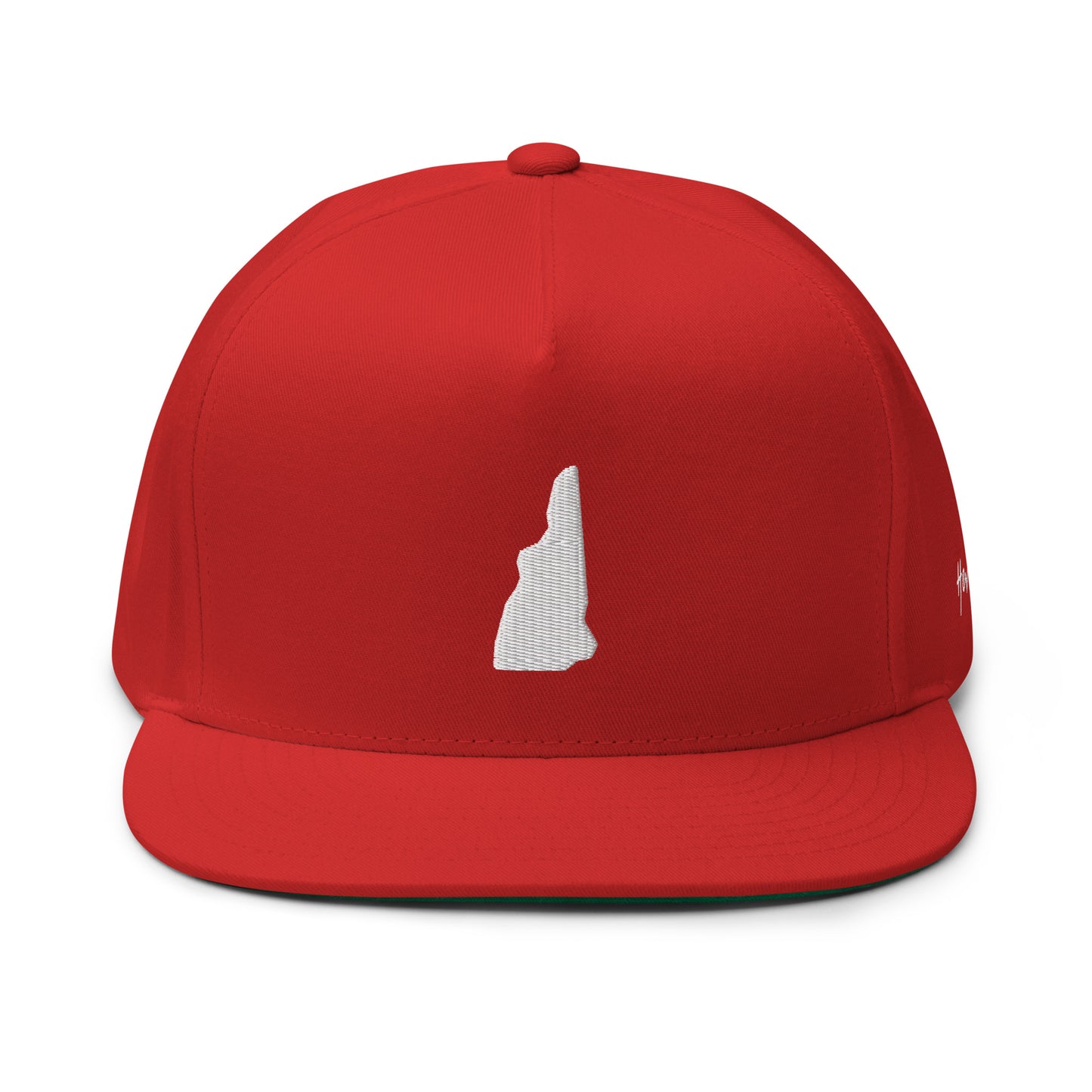 New Hampshire State Silhouette 5 Panel A-Frame Snapback Hat