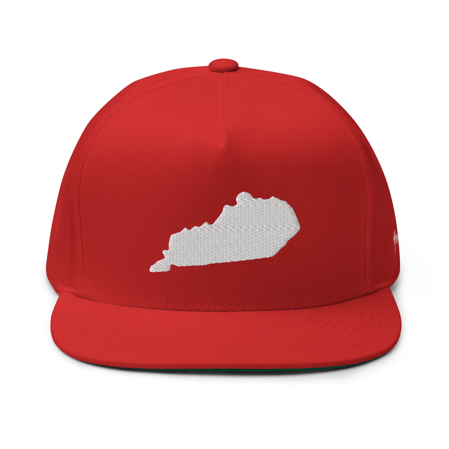 Kentucky State Silhouette 5 Panel A-Frame Snapback Hat
