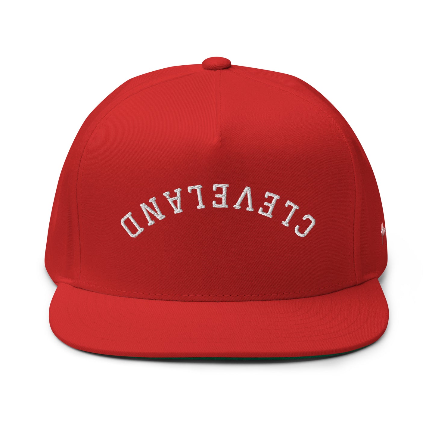Cleveland Upside Down Arch 5 Panel A-Frame Snapback Hat